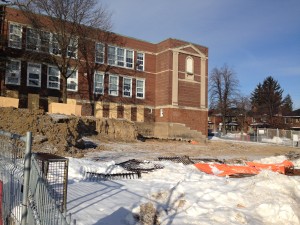 February 24, 2014 - the excavated hill